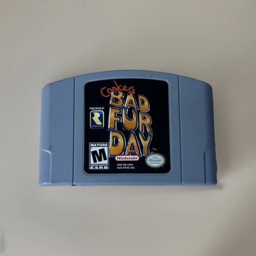 conkers bad fur day n64 authentic
