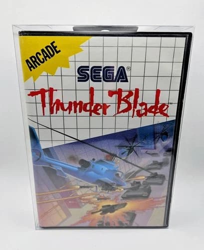 Thunder Blade Sega Master System 1988 NTSC Complete In Box CIB