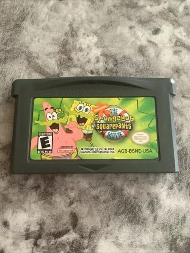 SpongeBob SquarePants: The Movie ( Nintendo Game Boy Advance, 2004 ) Game Only