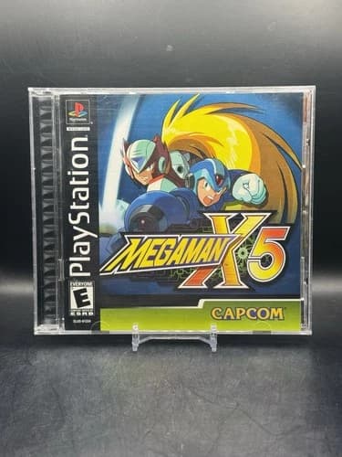 Mega Man X5 (Sony PlayStation 1, 2001) CIB Tested & Working