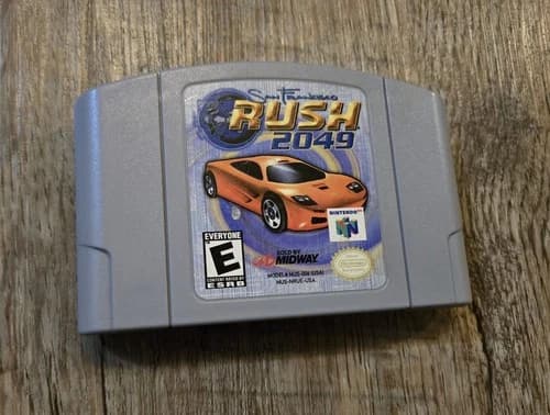 San Francisco Rush 2049 Game, CARTRIDGE ONLY, Nintendo 64 N64