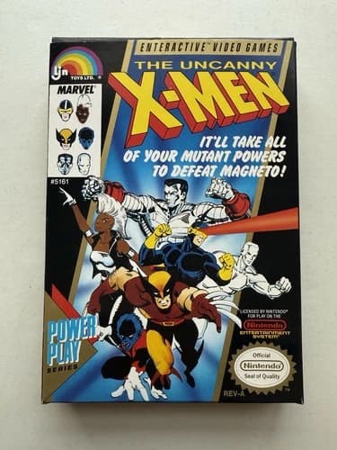 THE UNCANNY X-MEN Nintendo NES COMPLETE CIB All Inserts! Grade Worthy? WOW SHARP