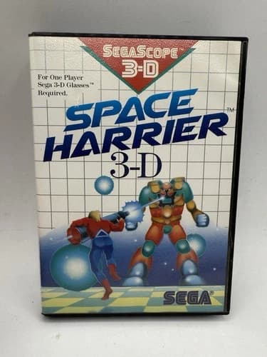 ¤ Space Harrier 3-D ¤ Game Complete GREAT Sega Master System Authentic SMS