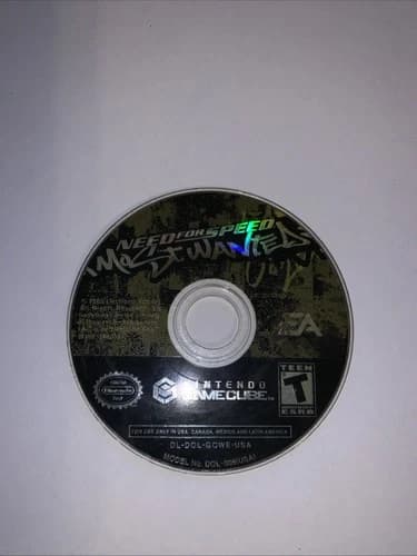 Need for Speed: Most Wanted (Nintendo GameCube, 2005) Disc Only
