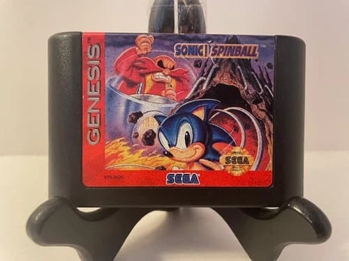 Sonic Spinball (SEGA Genesis) Authentic Cleaned Tested Working
