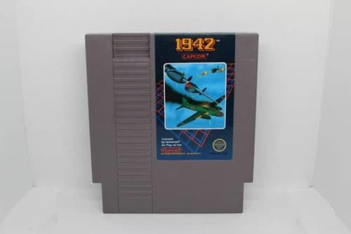 1942 (Nintendo Entertainment System, 1986) Tested & Working See Pictures
