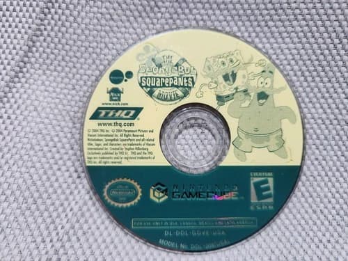 The SpongeBob SquarePants Movie Game Nintendo GameCube 2004 Disc only - Tested