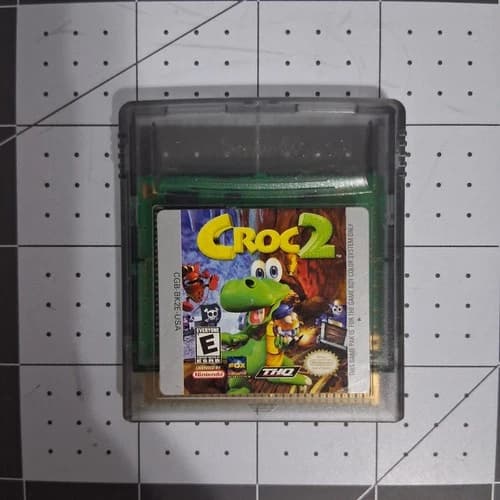 Croc 2 (Nintendo Game Boy Color, 2000) TESTED GBC Authentic THQ FOX