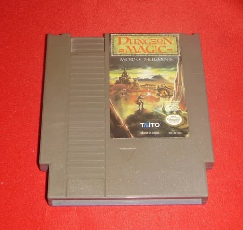 Dungeon Magic Sword of the Elements (Nintendo Entertainment System, 1990 NES)