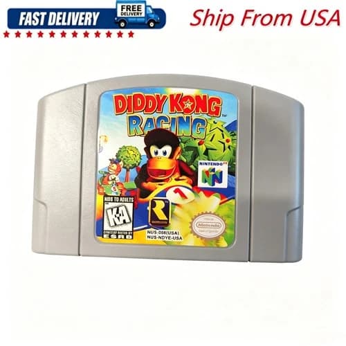 N64 Diddy Kong Racing Game For Nintendo 64