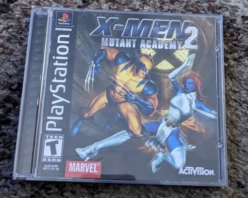 X-Men: Mutant Academy 2 (Sony PlayStation 1, 2001) PS1 Complete CIB - TESTED!
