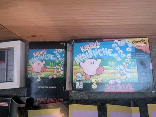 Kirby’s Avalanche SNES - TRUE COMPLETE CIB - Box, Manual, Cart - One Owner