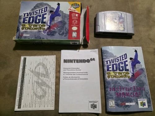 N64 Twisted Edge Extreme Snowboarding CIB Complete With Reg Card Tested