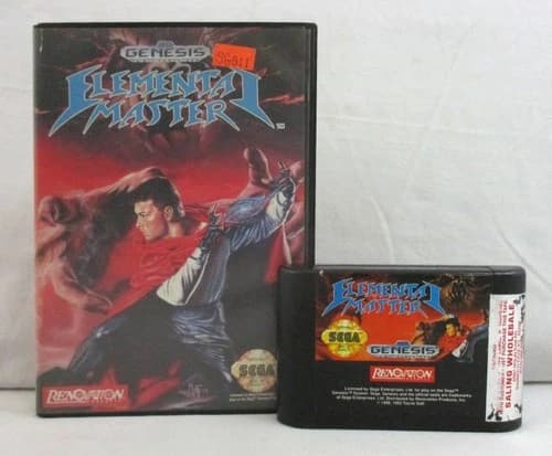 Elemental Master Sega Genesis Video Game Renovation 1993 Incomplete