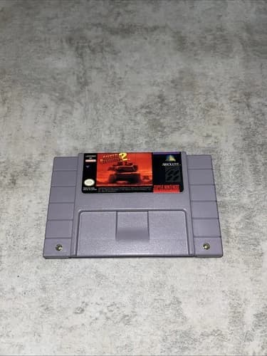 Super Battletank (Nintendo SNES) Tested And Working Authentic