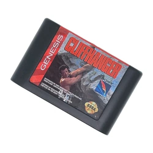 Cliffhanger (Sega Genesis, 1993) Video Game Cartridge Only -Cleaned, Tested-