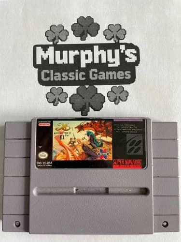 Ys III: Wanderers From Ys (Super Nintendo Entertainment System) Cartridge Only