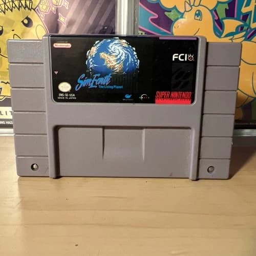 Sim Earth: The Living Planet - Super Nintendo, SNES - Game Cartridge Only