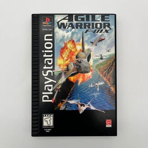 Agile Warrior F-111X (Playstation 1 PS1) Complete W Reg - Tested - Authentic
