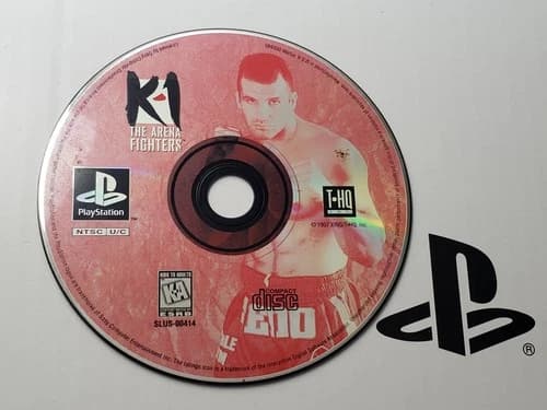 --DISC ONLY-- K-1 The Arena Fighters (Playstation 1, PS1)