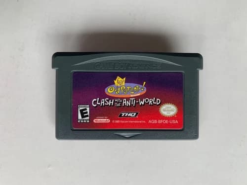 Fairly Odd Parents! Clash with the Anti-World GameBoy Advance Nintendo GBA