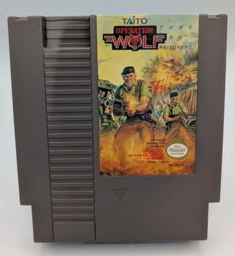 Operation Wolf (Nintendo Entertainment System, 1989) - Authentic - Tested
