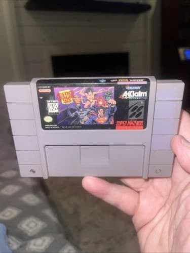 Justice League Task Force (SNES, 1995), Cart Only, Tested and Working Free Ship