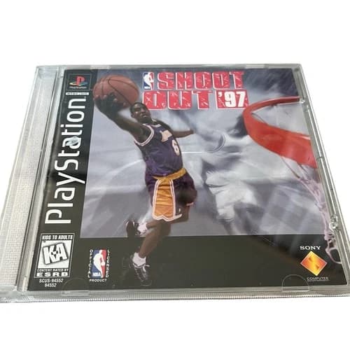 NBA ShootOut 97 Sony PlayStation 1 1997 PS1 Video Game Eddie Jones