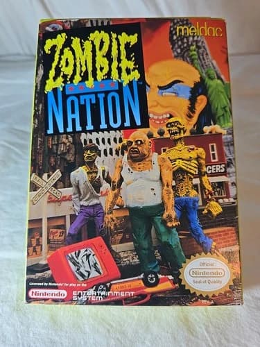 Zombie Nation Complete In Box Very Good (Nintendo Entertainment System, 1991)