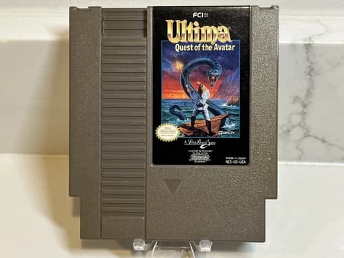 Ultima Quest of the Avatar - 1990 NES Nintendo Game - Cart Only - TESTED!