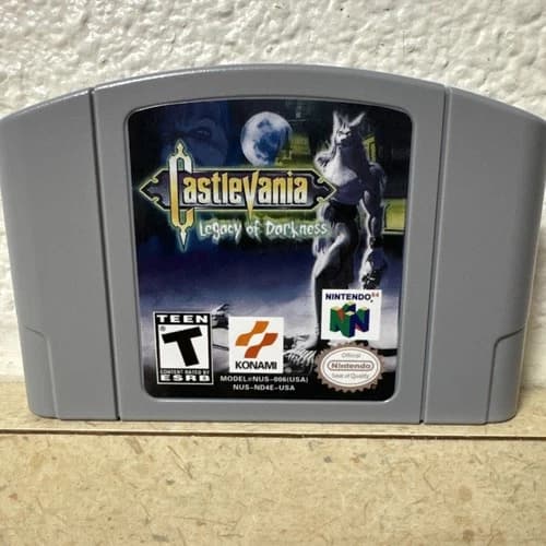 Castlevania Legacy of Darkness Nintendo 64 N64 Konami Tested