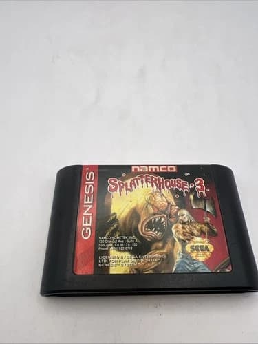 Splatterhouse 3 (Sega Genesis, 1993) Authentic Game Cartridge Only