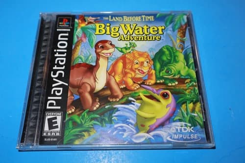 THE LAND BEFORE TIME: BIG WATER ADVENTURE FOR SONY PLAYSTATION 1 PS1 COMPLETE!