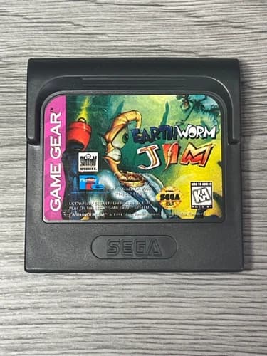 Earth Worm Jim Sega Game Gear Game Cartridge ONLY