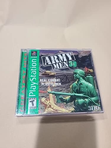 ARMY MEN 3d - Playstation PS1 - Greatest Hits - Complete CIB Tested