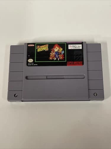 James Bond Jr. (Super Nintendo Entertainment System, 1992) SNES Authentic