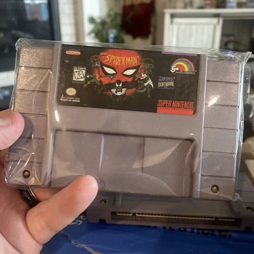 Spider-Man (Super Nintendo Entertainment System SNES, 1994) AUTHENTIC - TESTED