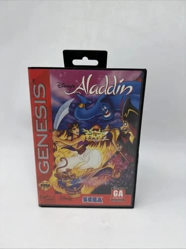 Disney's Aladdin (Sega Genesis, 1993) CIB Complete Disney 90s