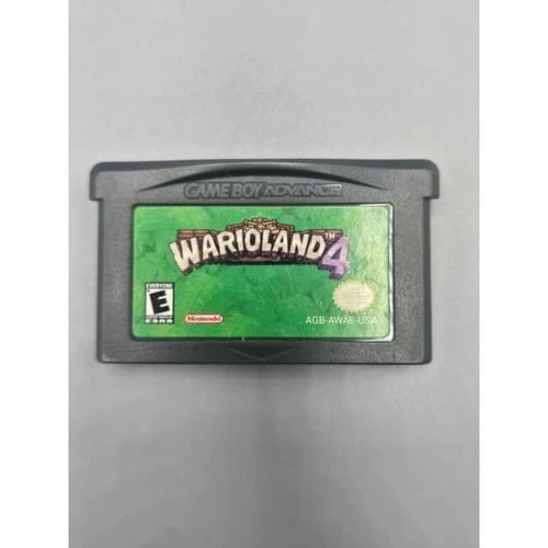 Wario Land 4 Nintendo Game Boy Advance GBA Game Cartridge AGB-AWAE-USA Authentic