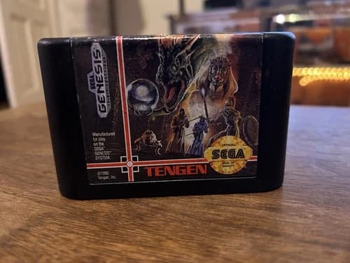Dragon's Fury (Sega Genesis, 1992) Cart Only Tested AUTHENTIC pinball Game