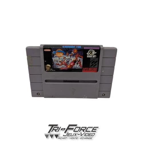 Bill Laimbeer's Combat Basketball Super Nintendo SNES Authentic Cart, Tested !