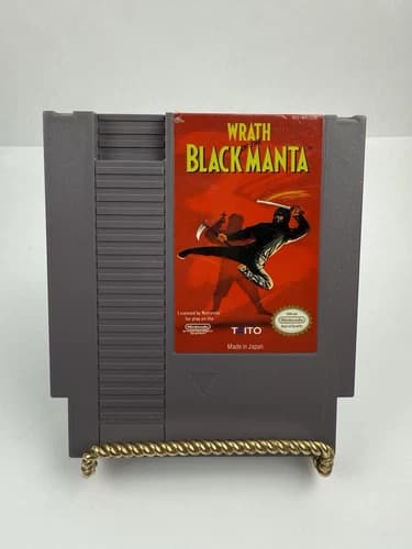 Wrath of the Black Manta Nintendo Entertainment System NES Authentic Cart Only