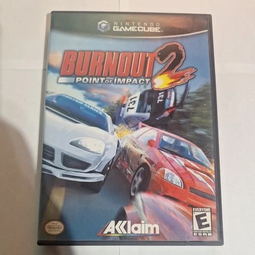 Burnout 2: Point of Impact | Nintendo GameCube 2003 US | CIB Complete W/ Manual