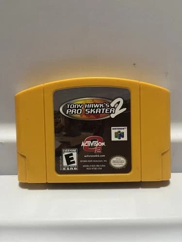 TONY HAWK'S PRO SKATER 2 Nintendo 64 N64 ~Authentic, Cleaned & Tested