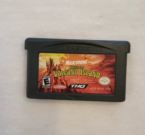 Nicktoons Battle for Volcano Island (Nintendo GBA, 2006) Authentic Excellent