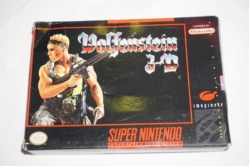 Wolfenstein 3d (Super Nintendo SNES) Complete in Box CIB