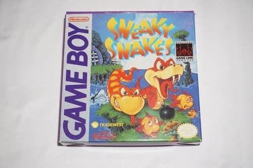 Sneaky Snakes (Nintendo Game Boy Gameboy) Complete in Box CIB