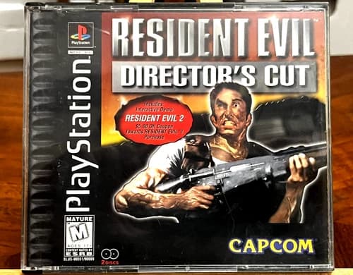 PlayStation PS1 PSOne CAPCOM Resident Evil Director's Cut Complete W/ Reg Card!