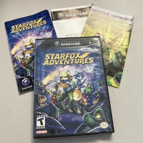 Star Fox Adventures Nintendo GameCube Complete in Box W Instructions Nice JE