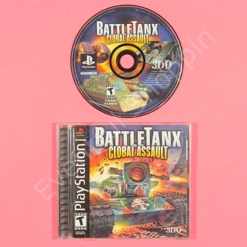 BattleTanx: Global Assault Playstation PS1 Complete CIB